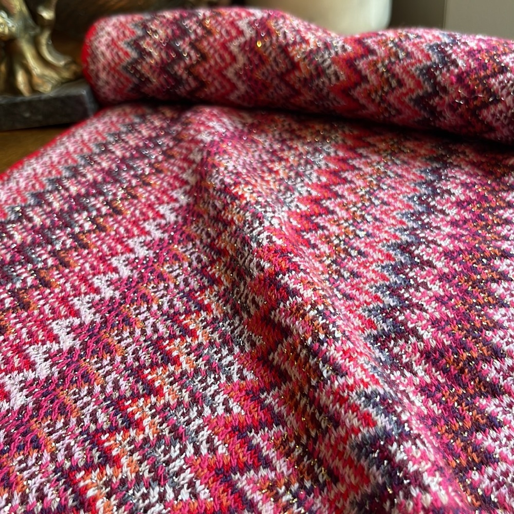 NWOT! Missoni Foulard Wool Blend Signature Chevron Scarf